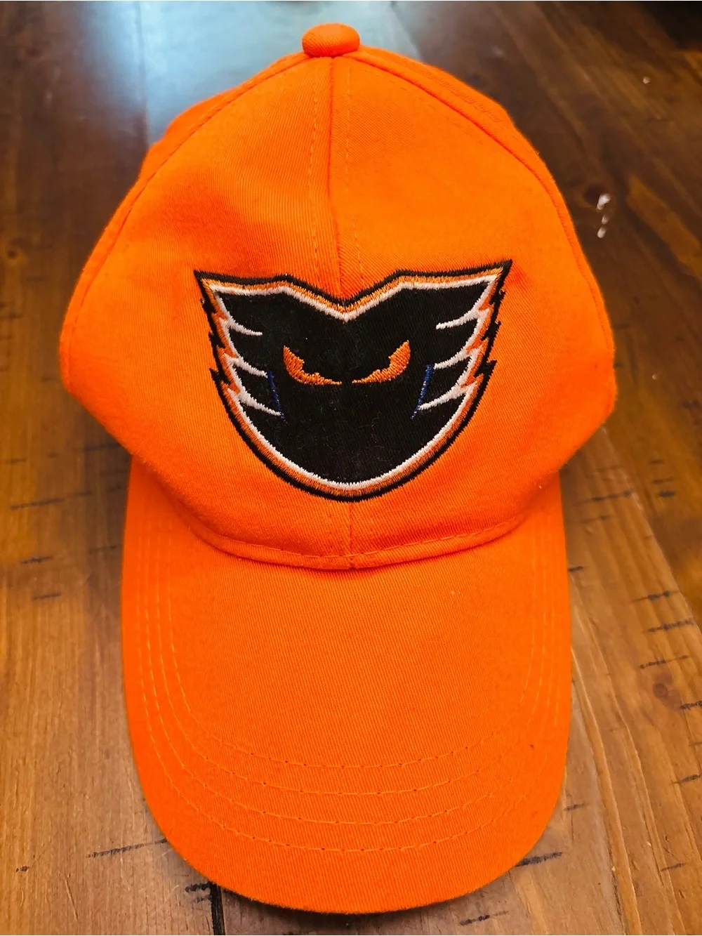 Youth Orange Philadelphia Phantoms Baseball Cap with adjustable strap